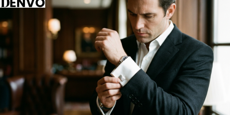 how to put on cufflinks