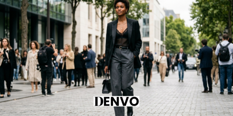 Visible bra trend outfit