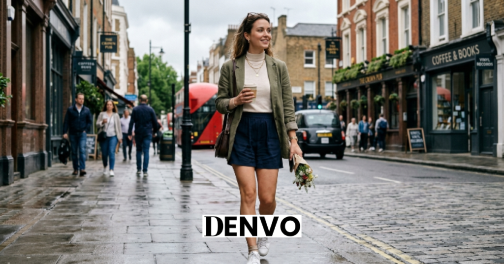 Silk shorts outfit ideas